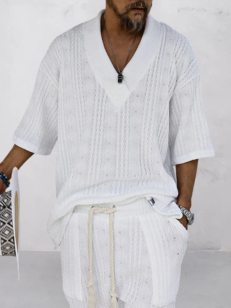 Luca Riviera Cable-Knit Set