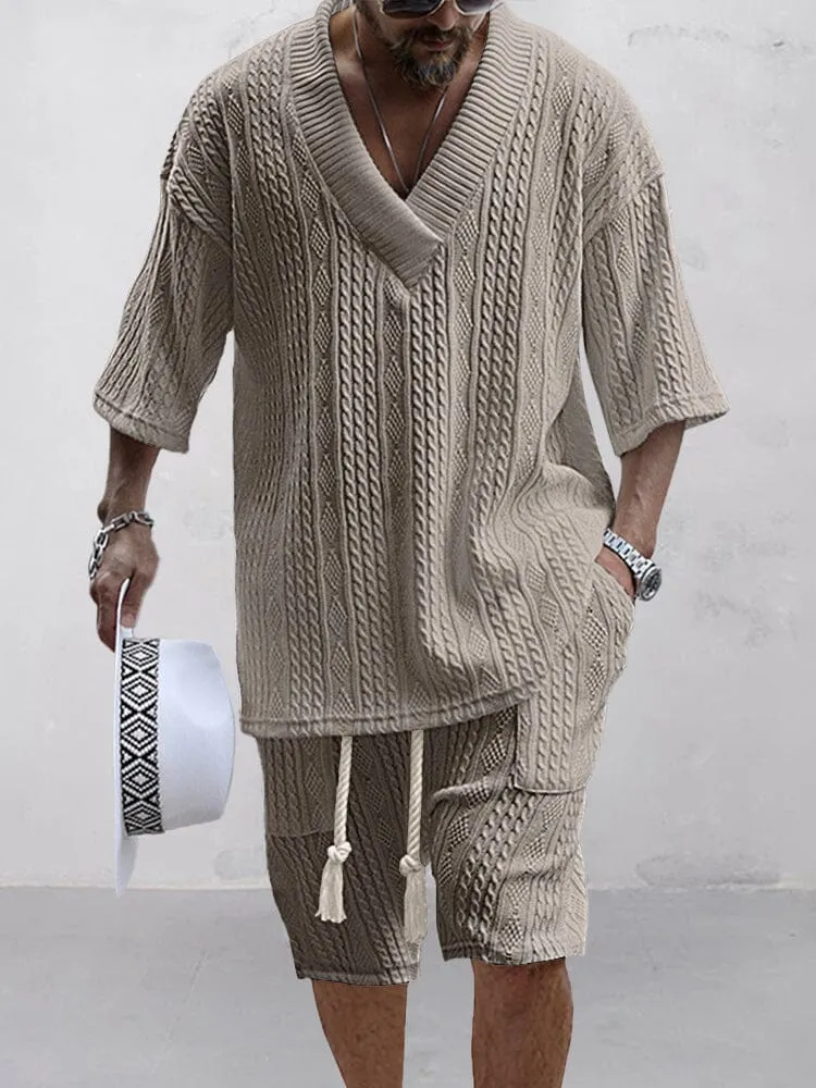 Luca Riviera Cable-Knit Set