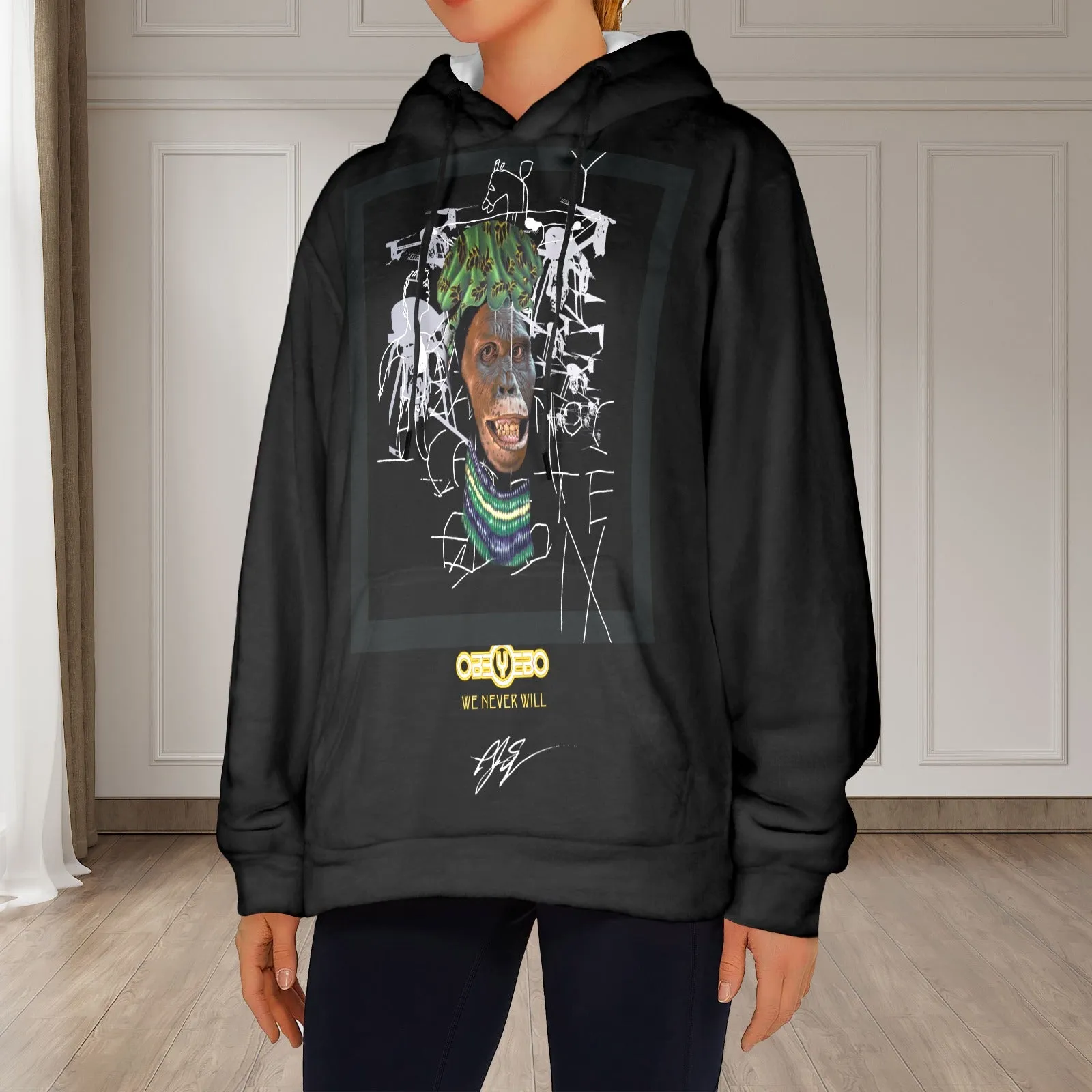 Lucy All Dressed Up With Nowhere To Go Women's Flannel Hoodie