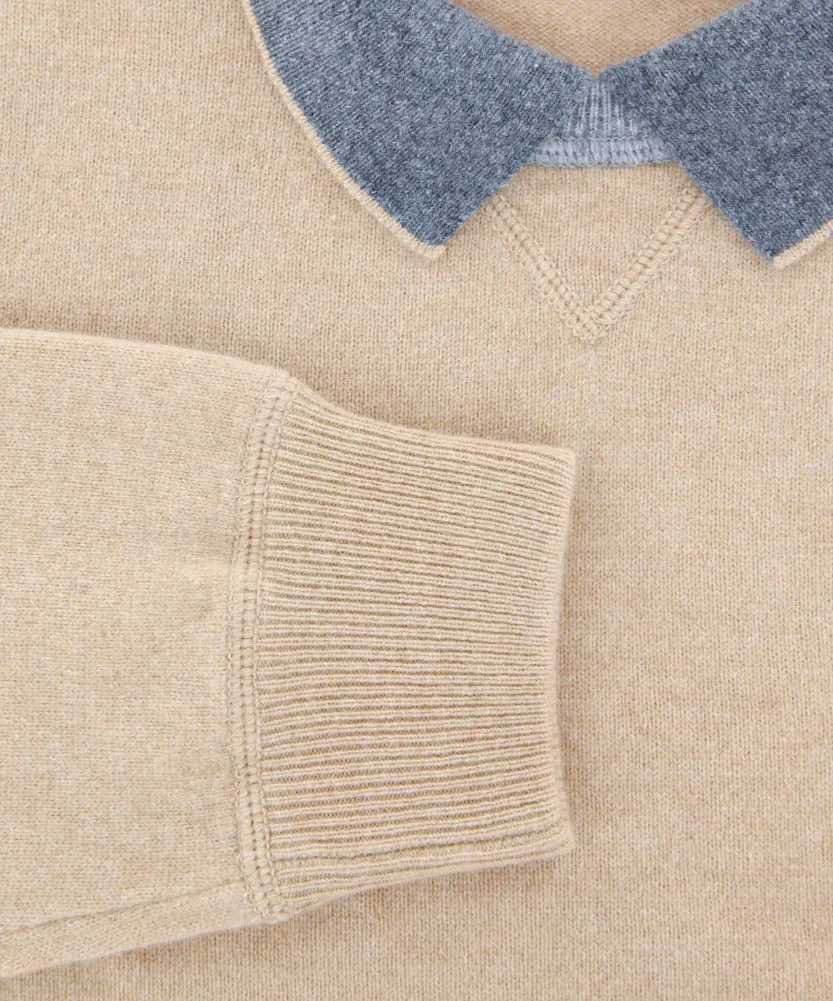 Luigi Borrelli Beige Sweater - Size: Small US / 48 EU