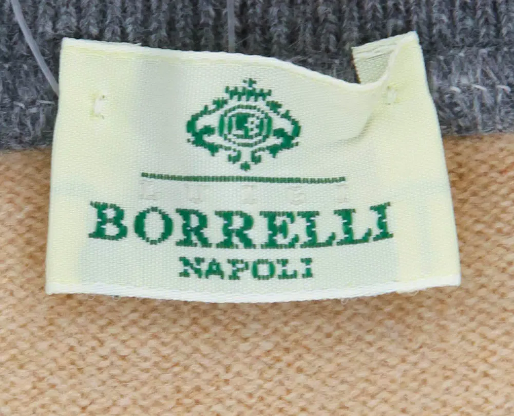 Luigi Borrelli Beige Sweater - Size: Small US / 48 EU