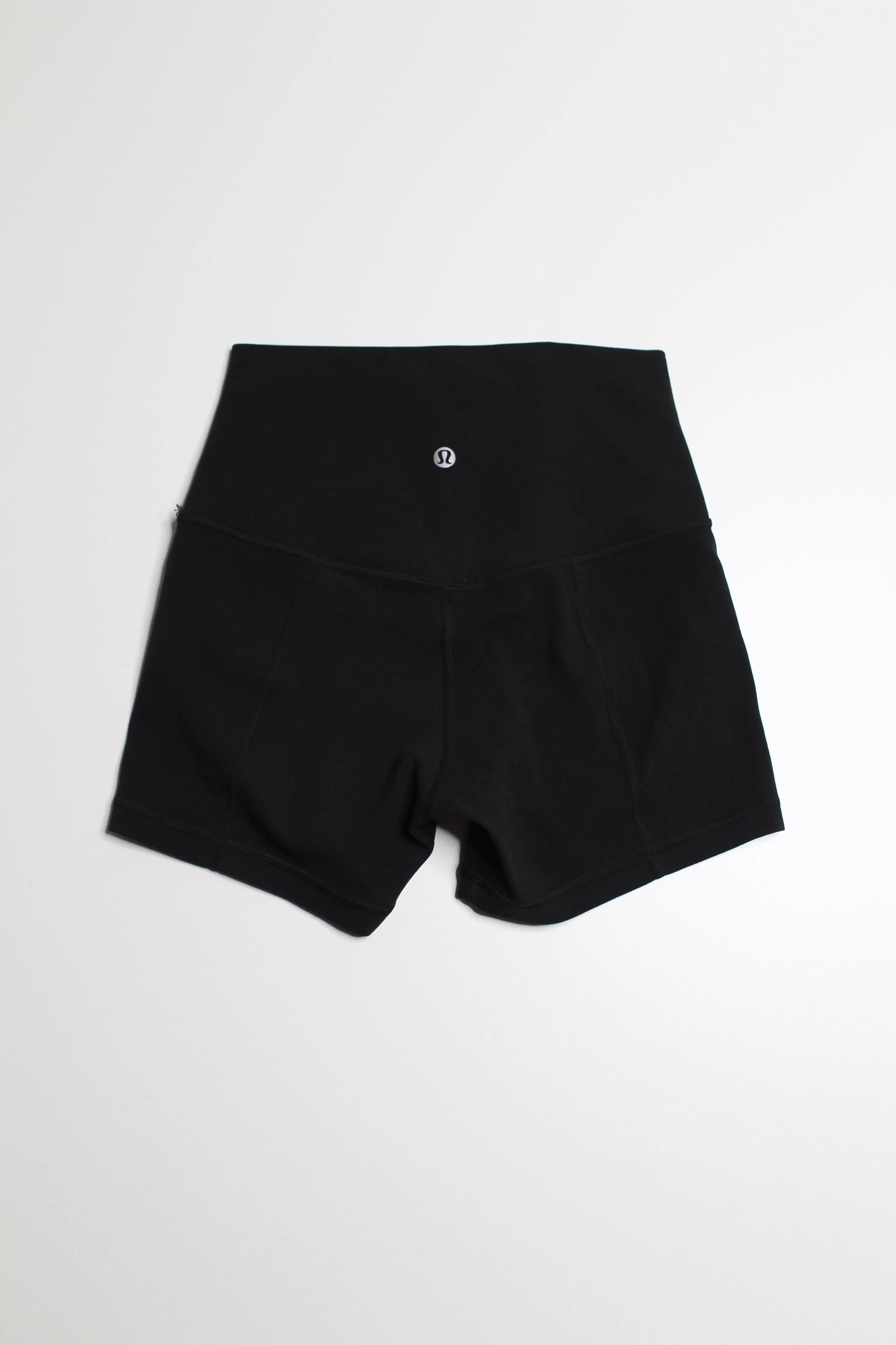 Lululemon black align shorts, size 4 (4”)