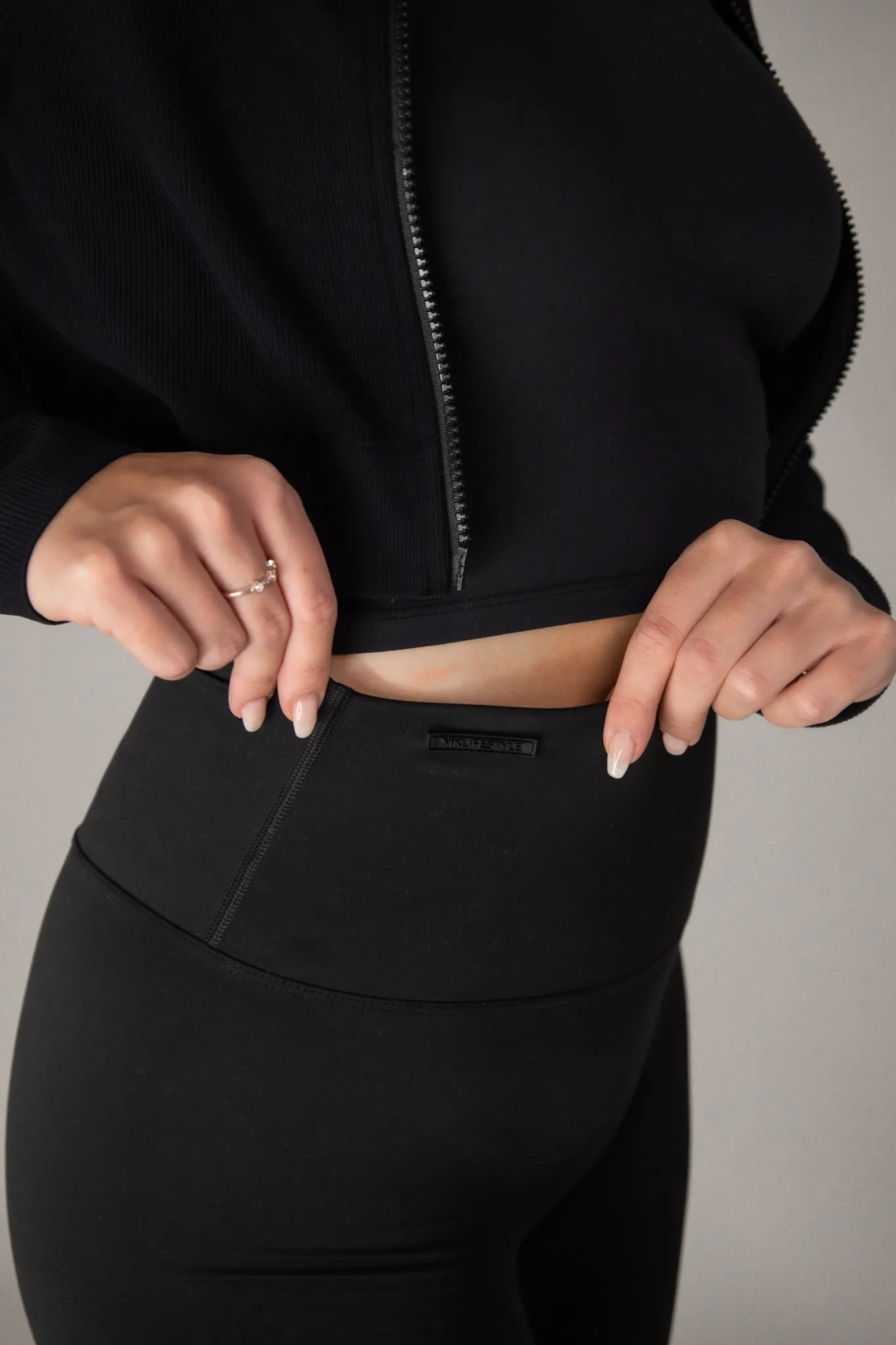 Lux Biker Shorts - Charcoal
