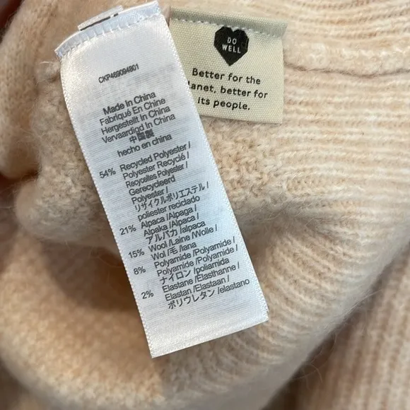 Madewell Women’s Havener Pullover Sweater.