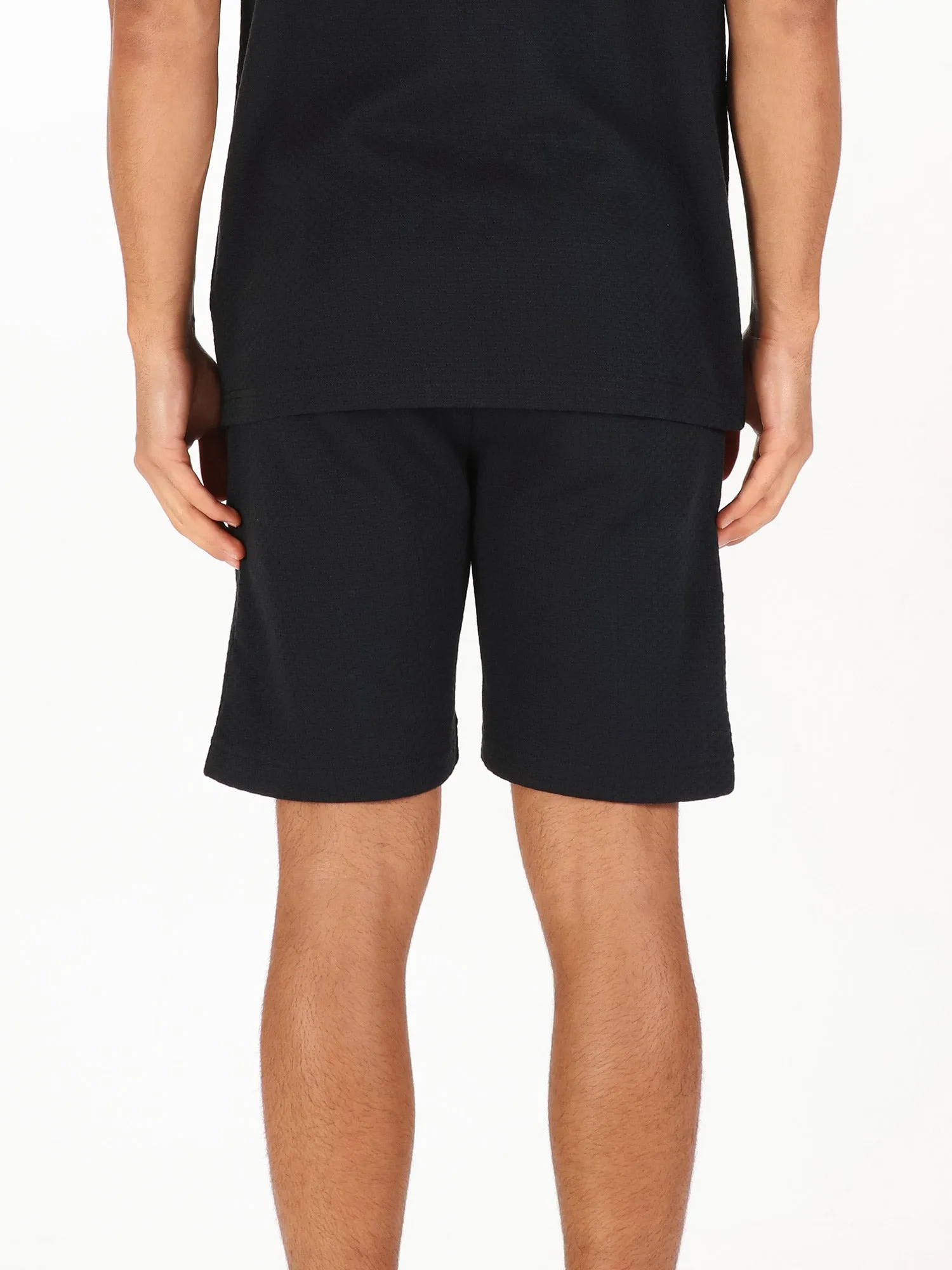 MARACENA WAFFLE TEXTURED SHORTS