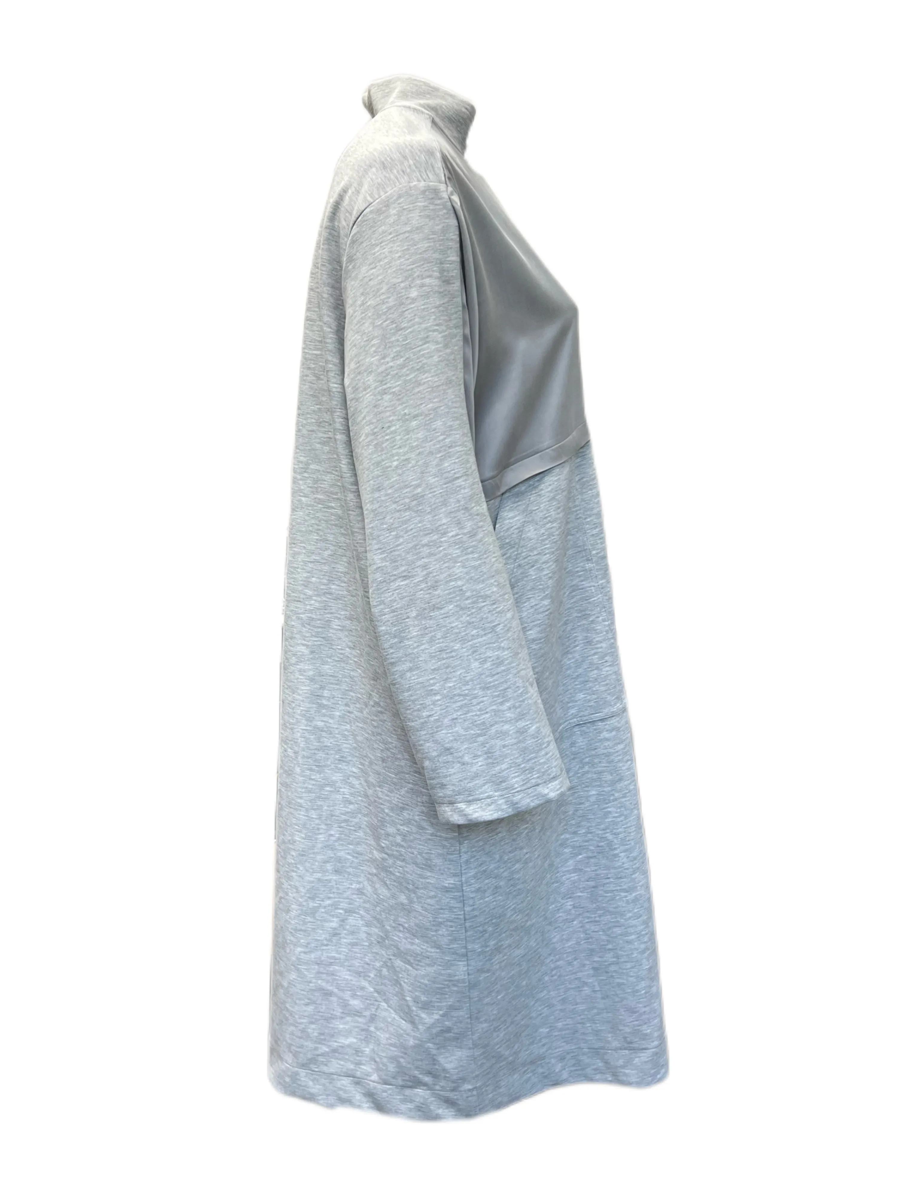 Marina Rinaldi Women's Grey Oculare Jersey Dress NWT
