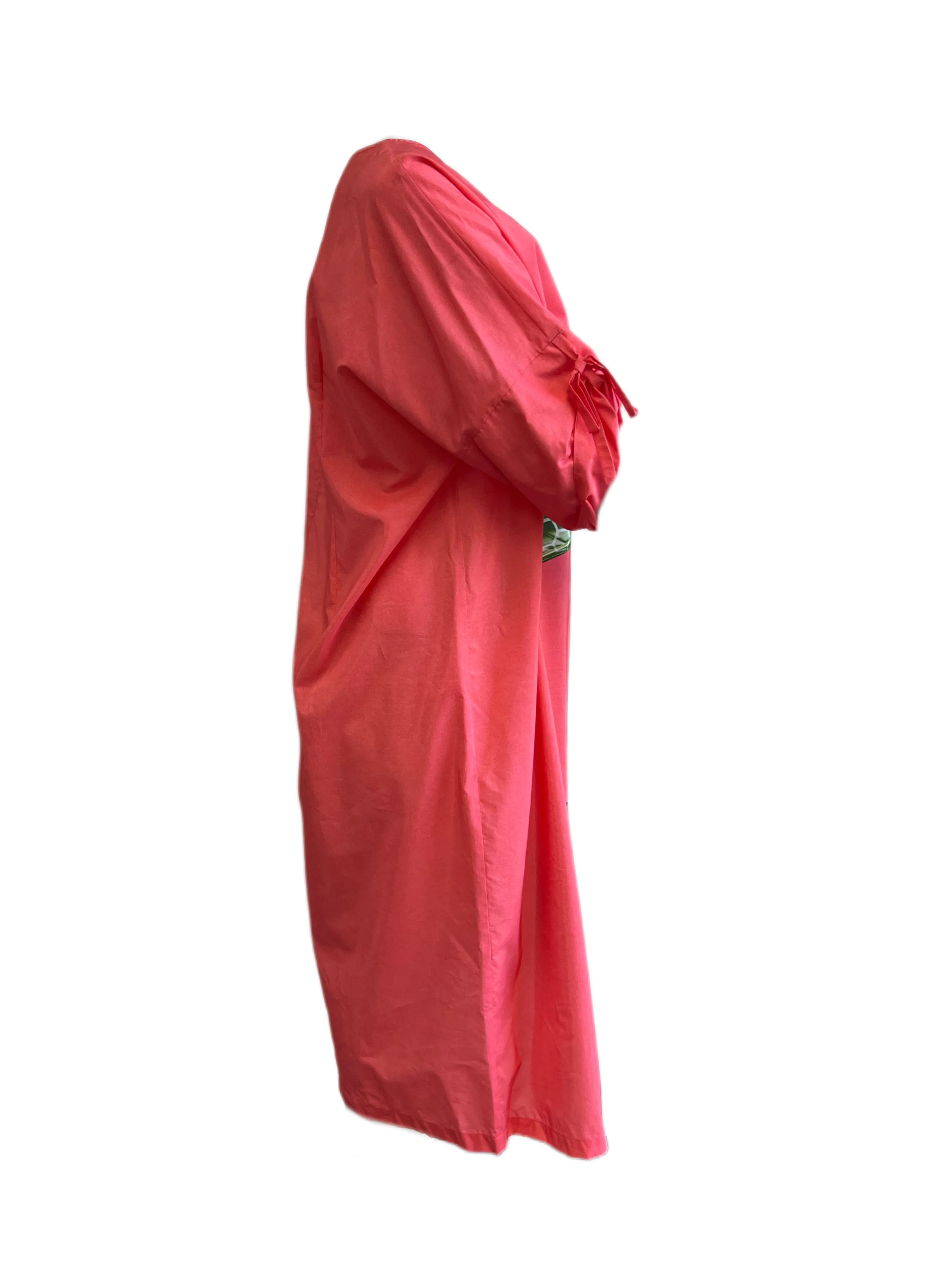 Marina Rinaldi Women's Pink Diorama Cotton Blended Dress NWT