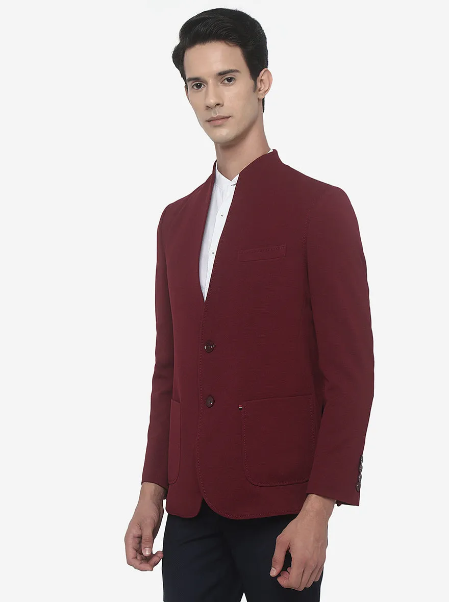 Maroon Blazer | JB Studio