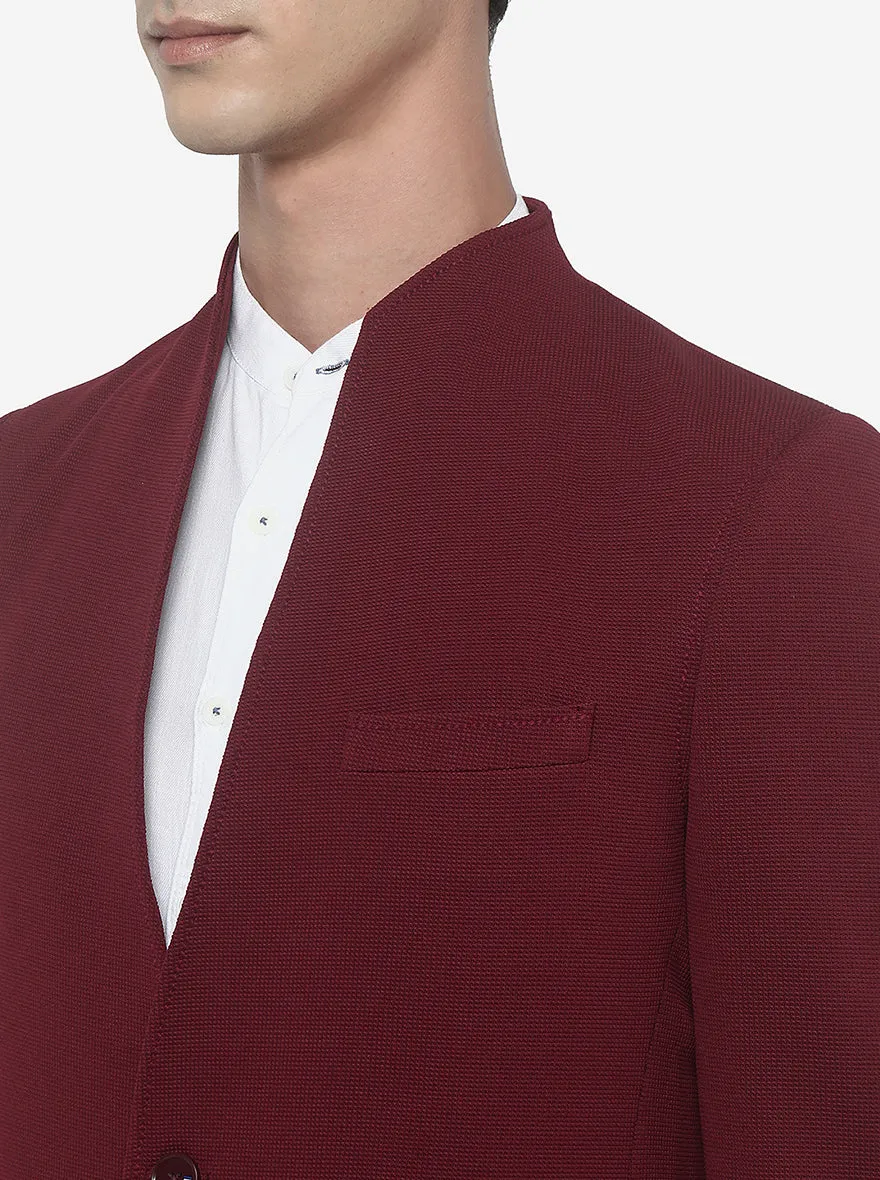 Maroon Blazer | JB Studio
