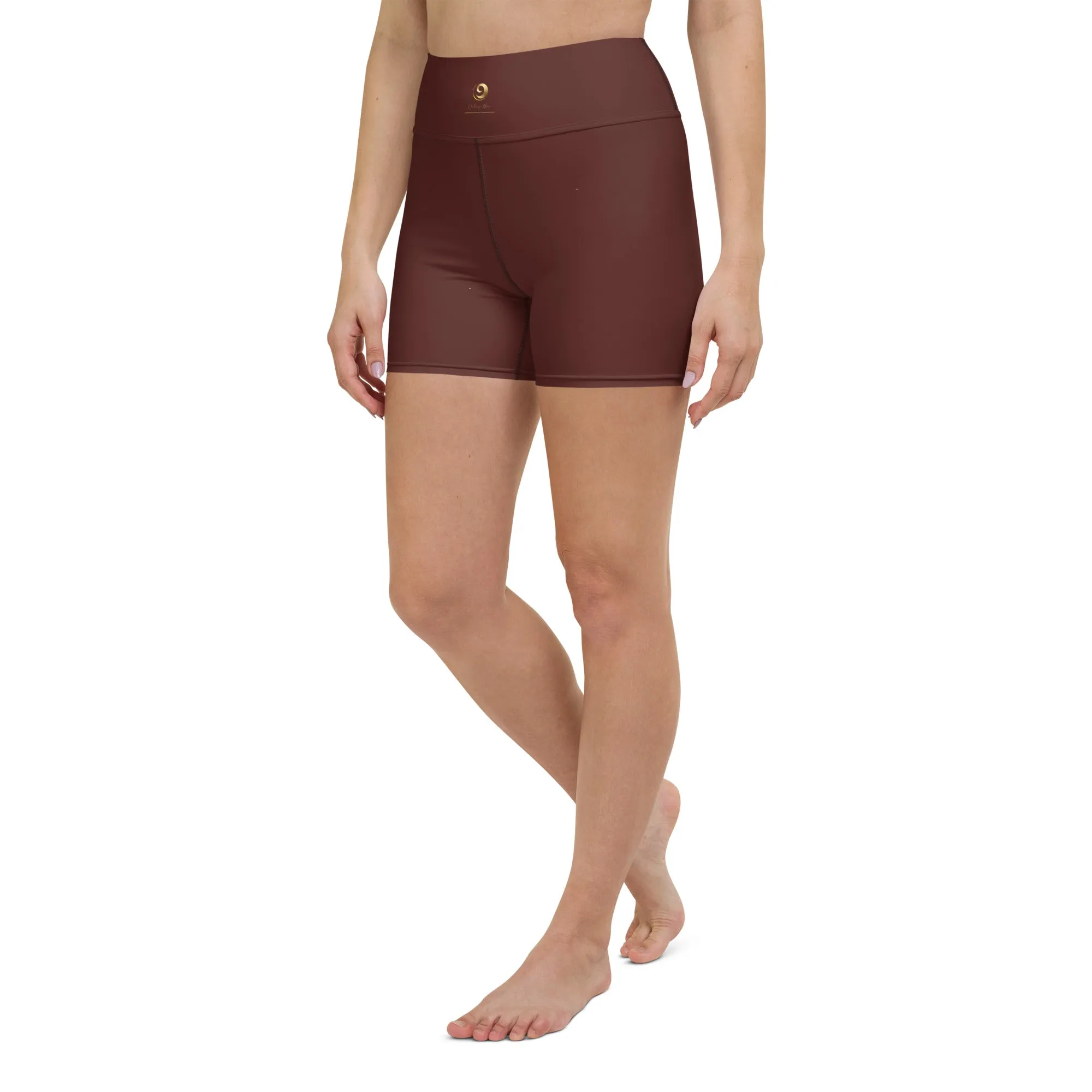Maroon Chaitanya Abara Yoga Shorts
