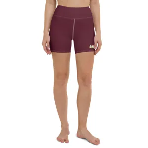 Maroon SHORMEHD Biker Shorts