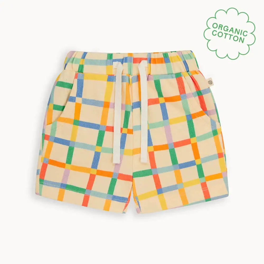 Mavericks - Rainbow Grid Shorts