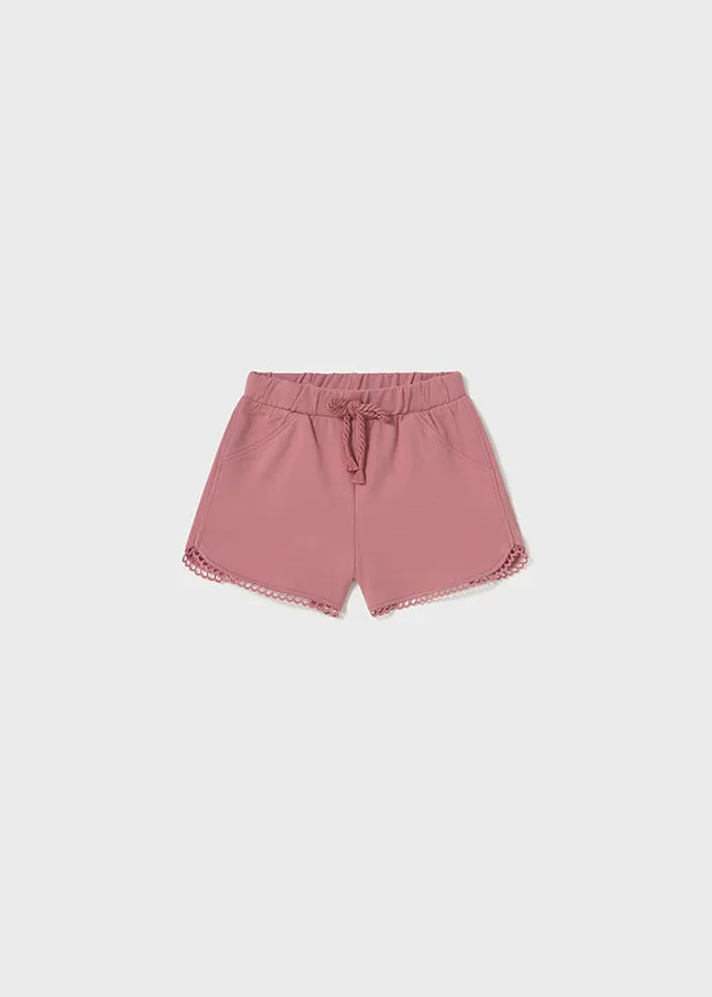 Mayoral Baby Girls Blush Chenille Shorts