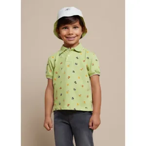 Mayoral Boys Polo Shirt 3109 Aloe Jungle