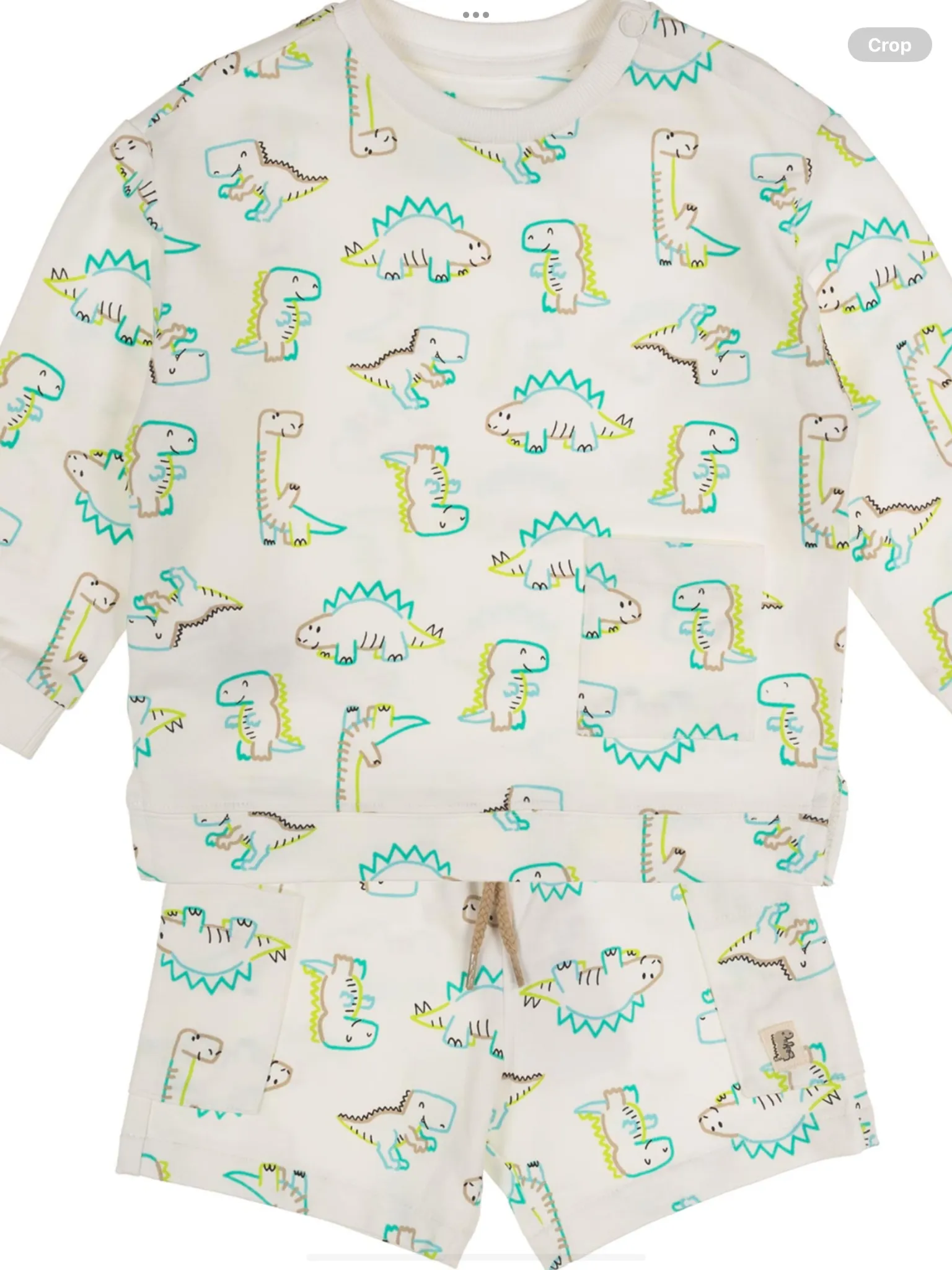 Mayoral Boys Summer Dinosaur Pullover & Shorts 0225151
