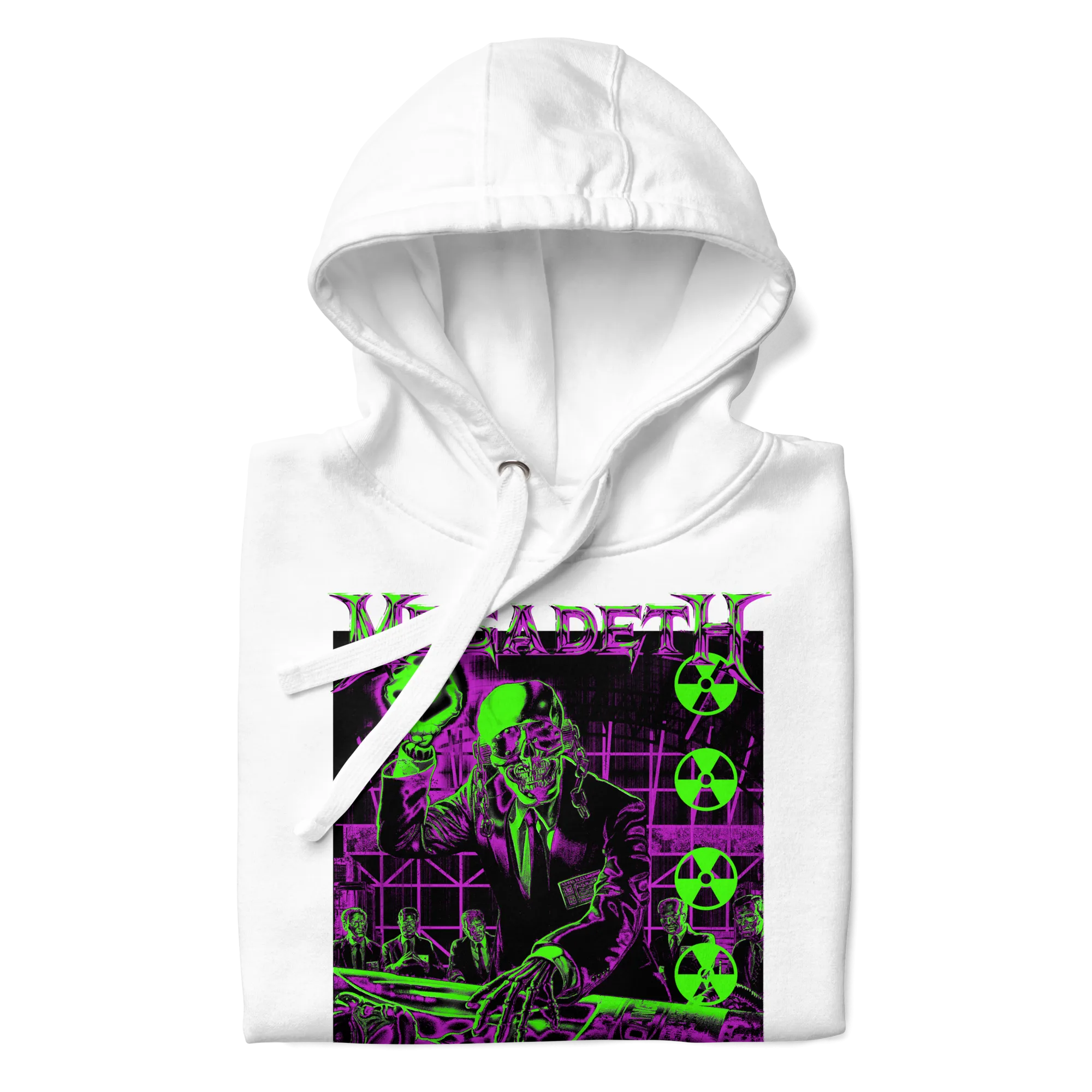 Megadeth Neon Rust in Peace Jumbo Print Hoodie