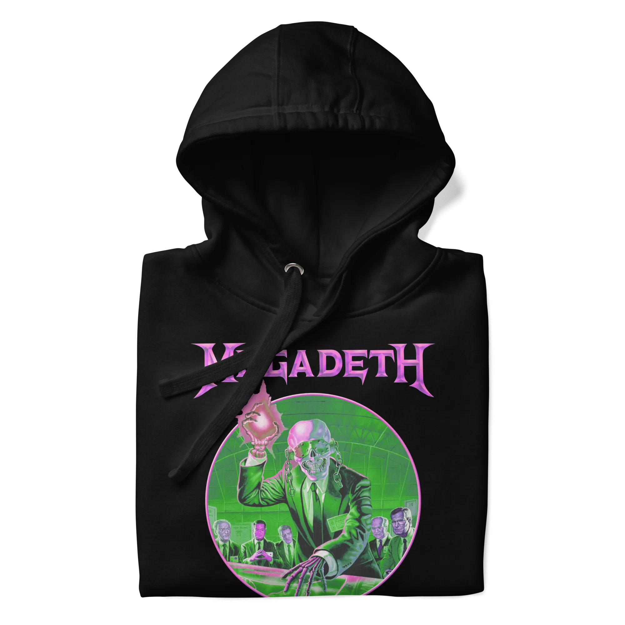 Megadeth Purple Rust Jumbo Print Hoodie