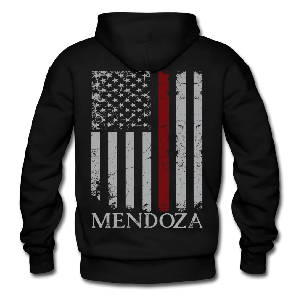 Mendoza Firefighter Gildan Heavy Blend Adult Hoodie