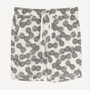 Mens Cool Knit Seersucker Shorts - Tofu / Pineapple