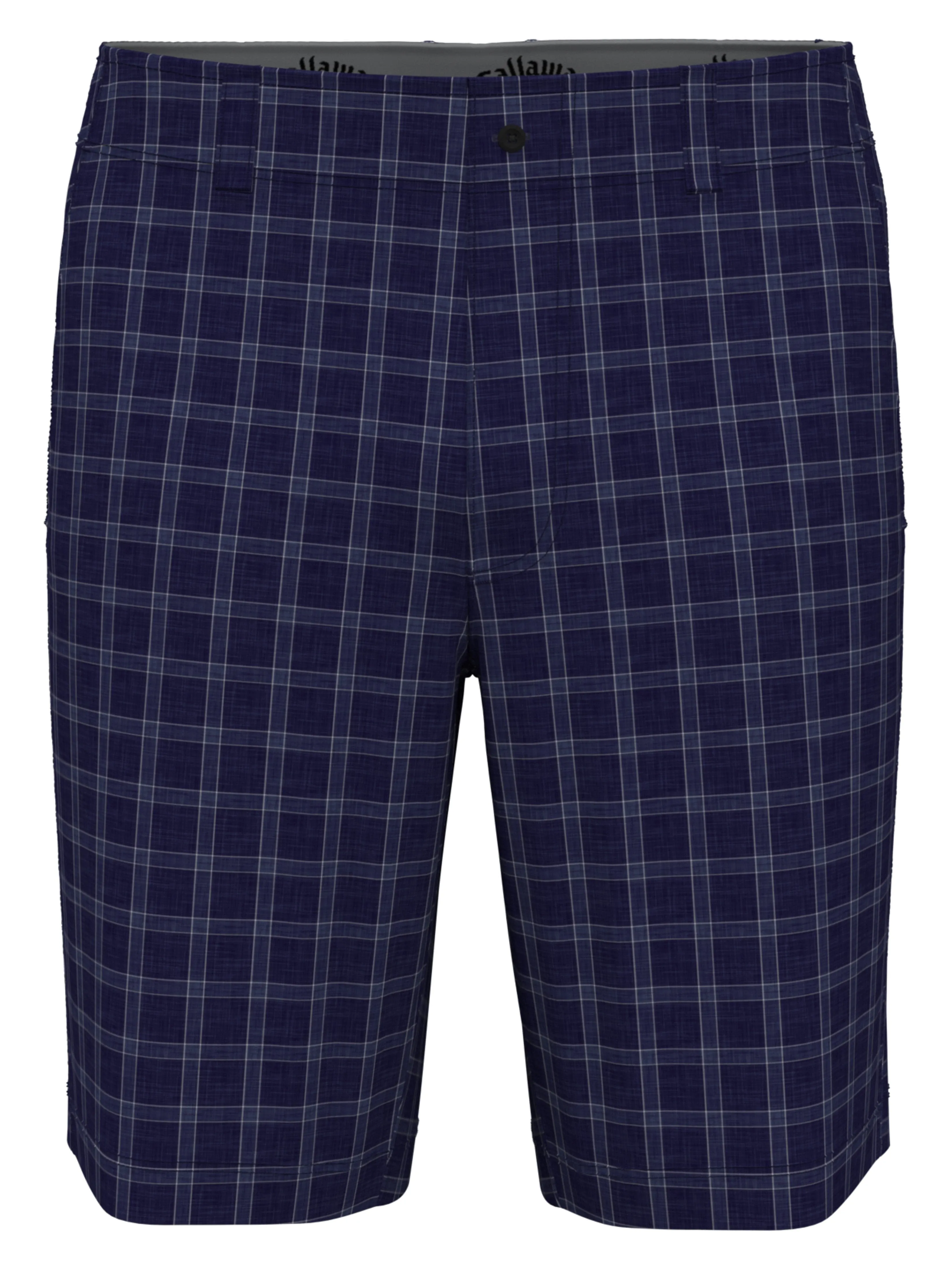 Mens Flat Front Sun-Worn Texture Print Golf Short