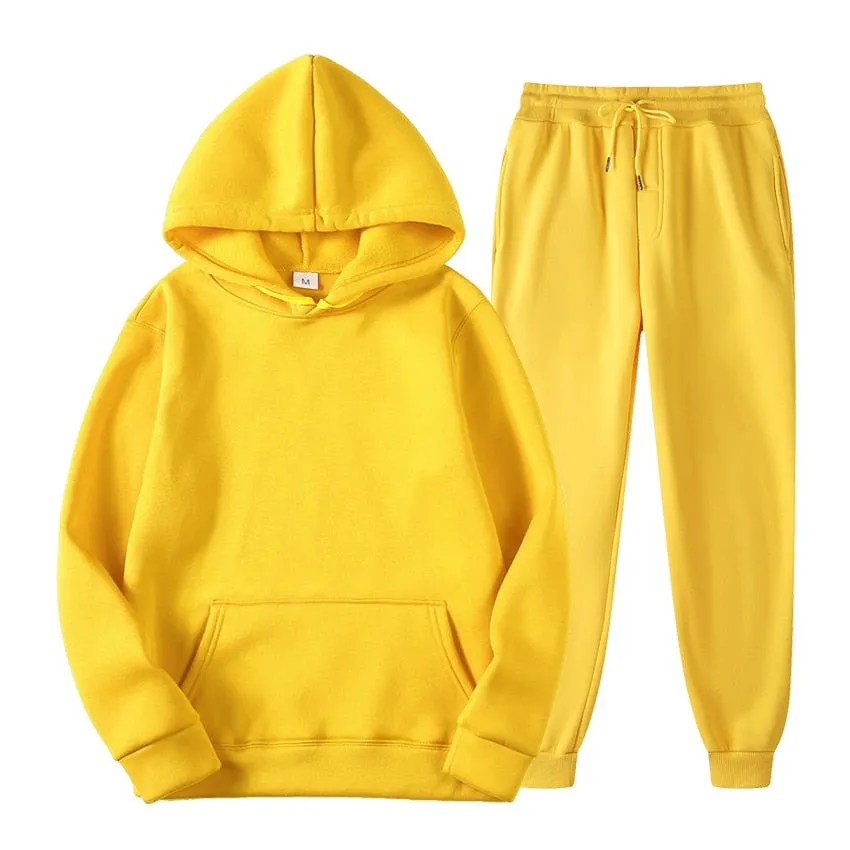 Men's Hoodies   Sweatpants Two Piece