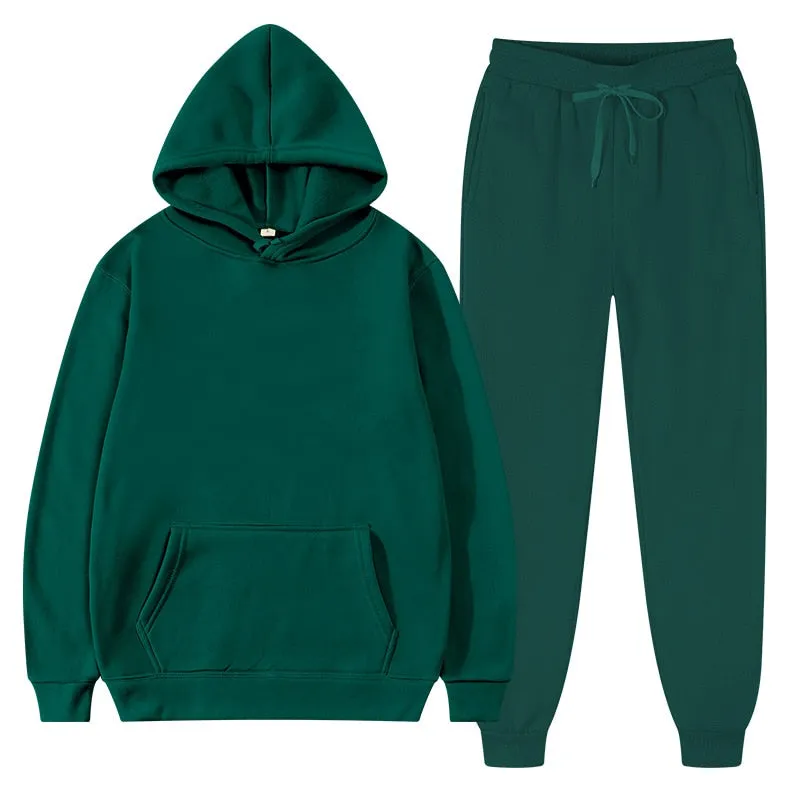 Men's Hoodies   Sweatpants Two Piece