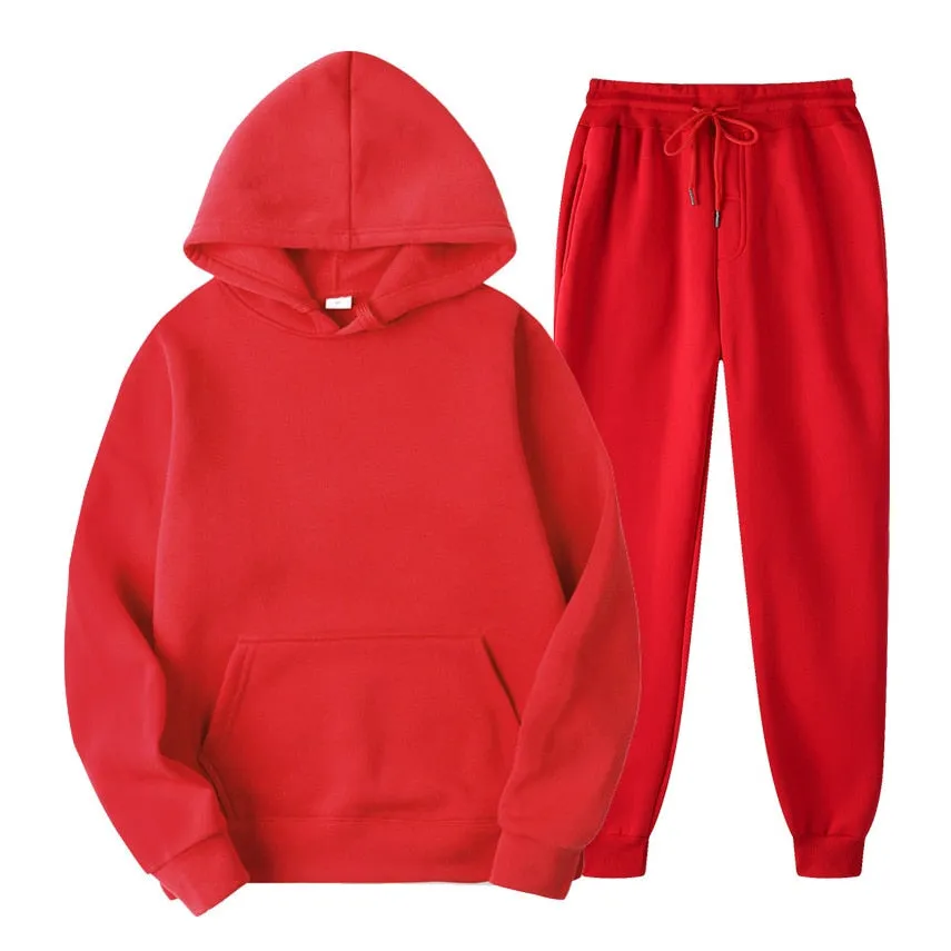 Men's Hoodies   Sweatpants Two Piece