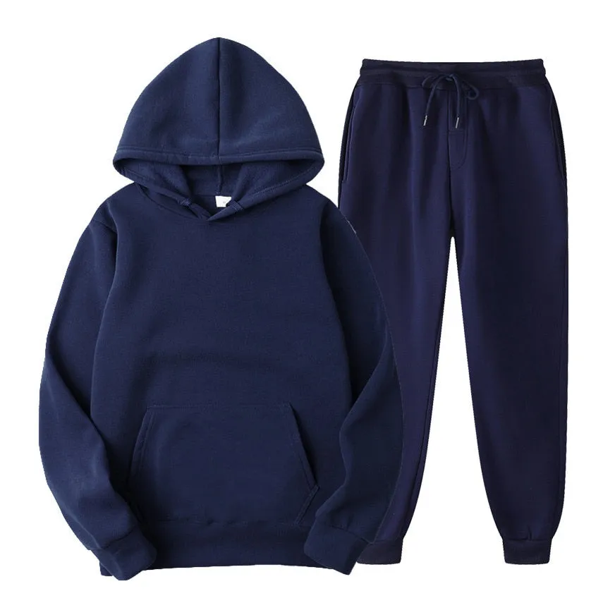 Men's Hoodies   Sweatpants Two Piece