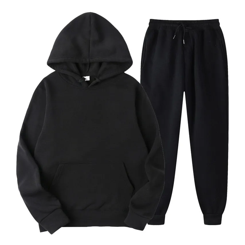 Men's Hoodies   Sweatpants Two Piece