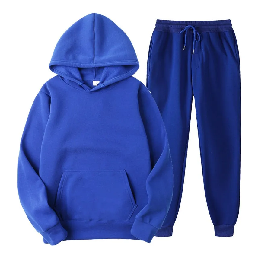 Men's Hoodies   Sweatpants Two Piece