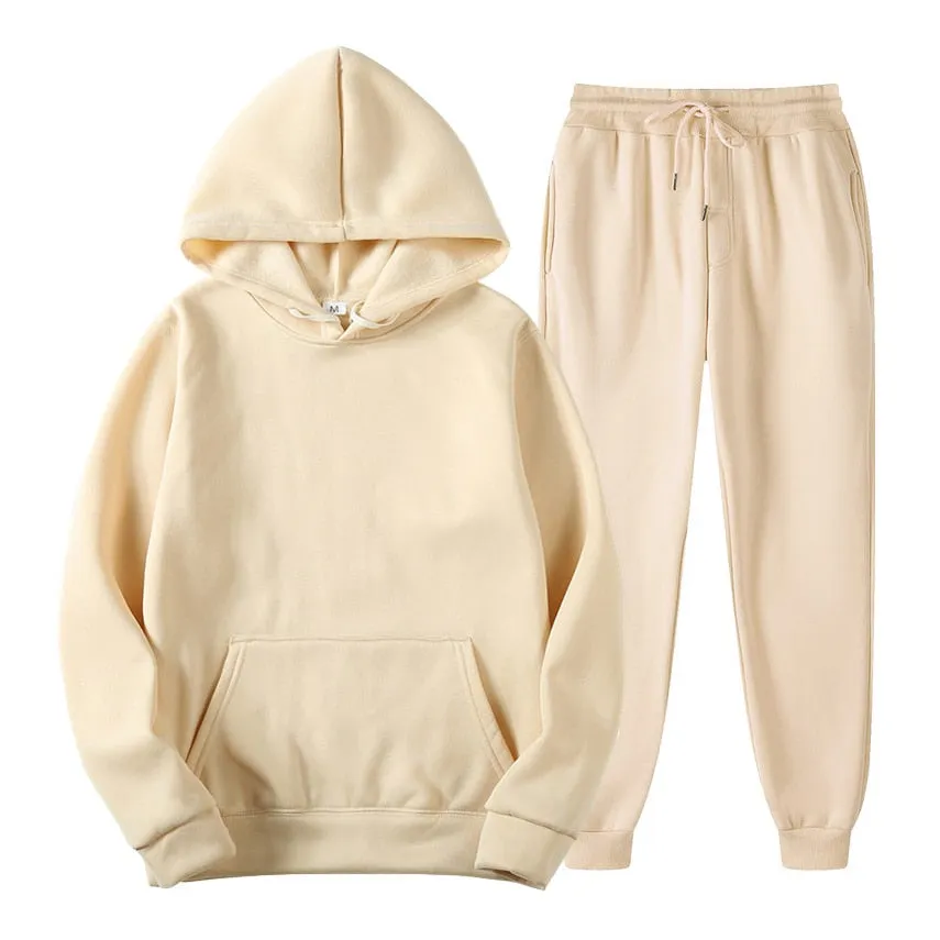 Men's Hoodies   Sweatpants Two Piece
