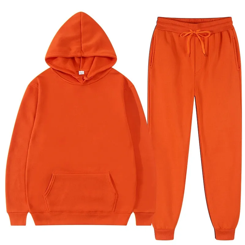 Men's Hoodies   Sweatpants Two Piece