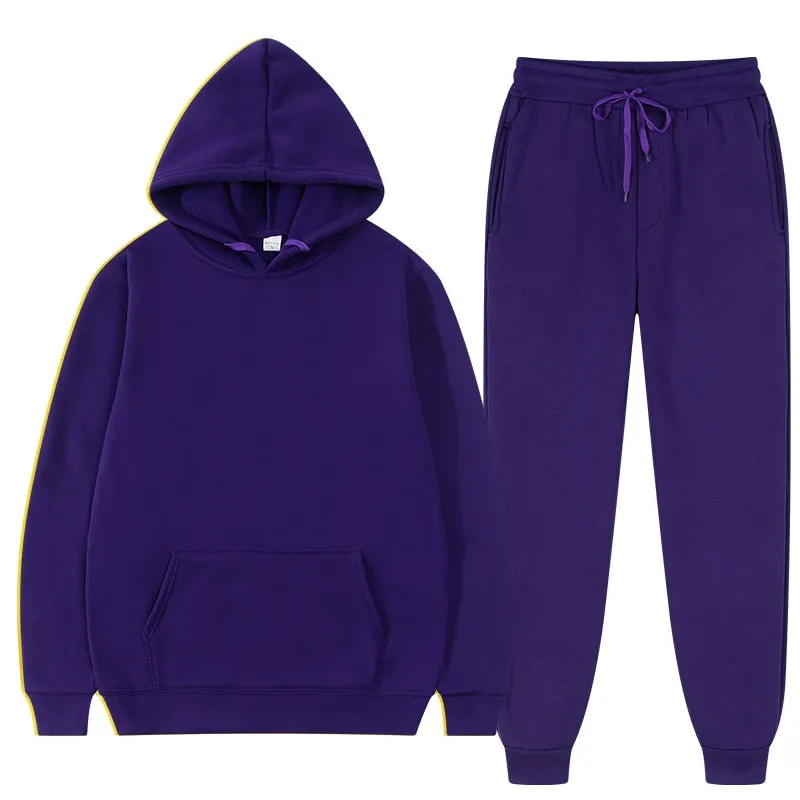 Men's Hoodies   Sweatpants Two Piece