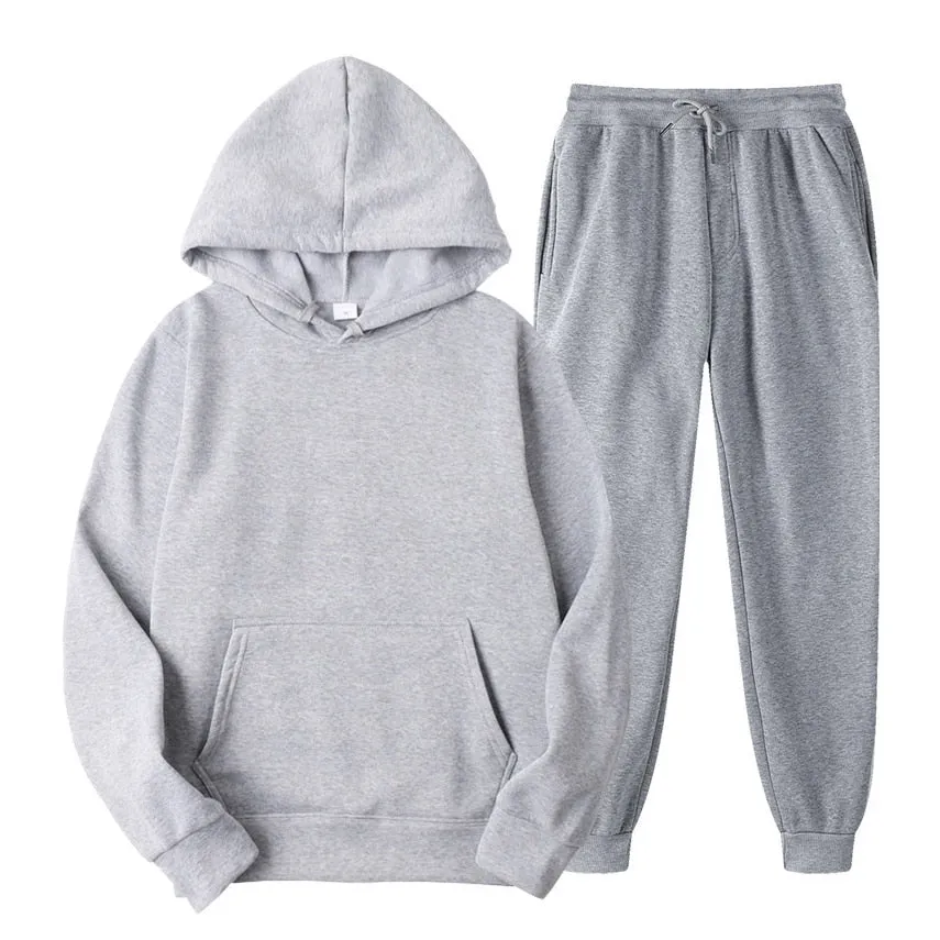 Men's Hoodies   Sweatpants Two Piece