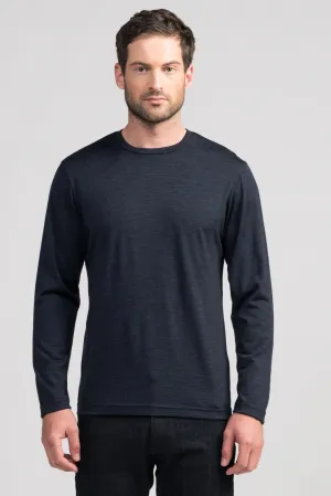 Mens Mountainsilk Crew-Dark Navy-9528