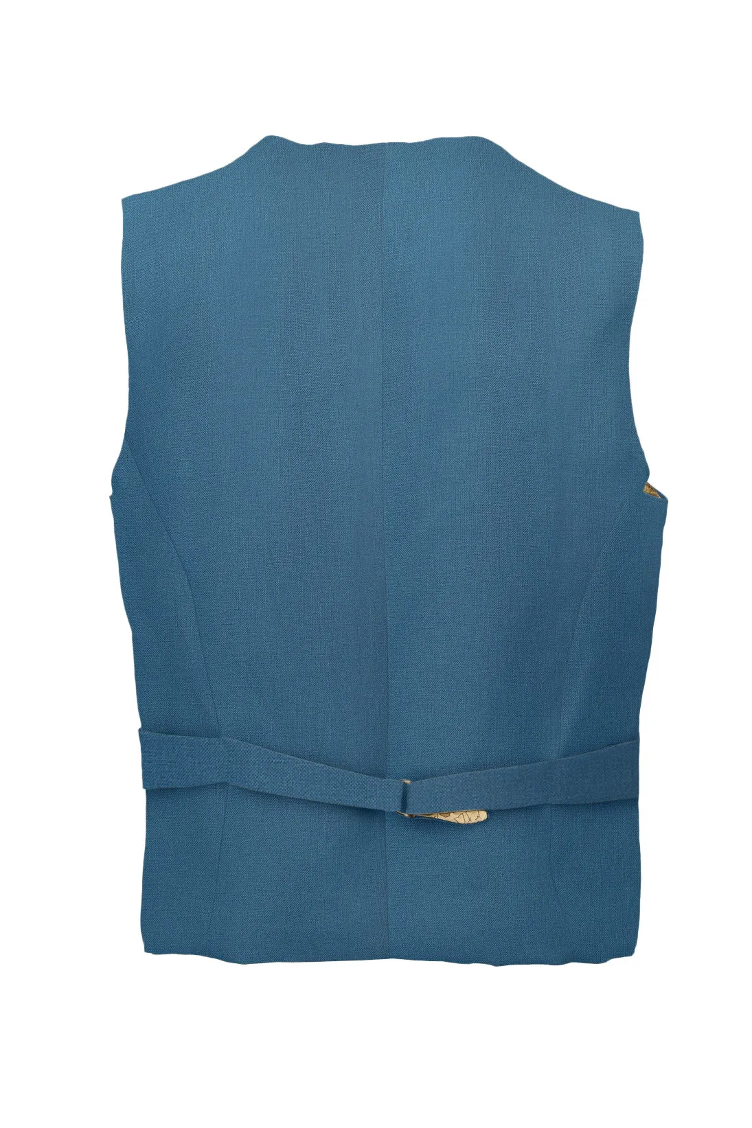 Mens Seafoam Linen Waistcoat & Vest
