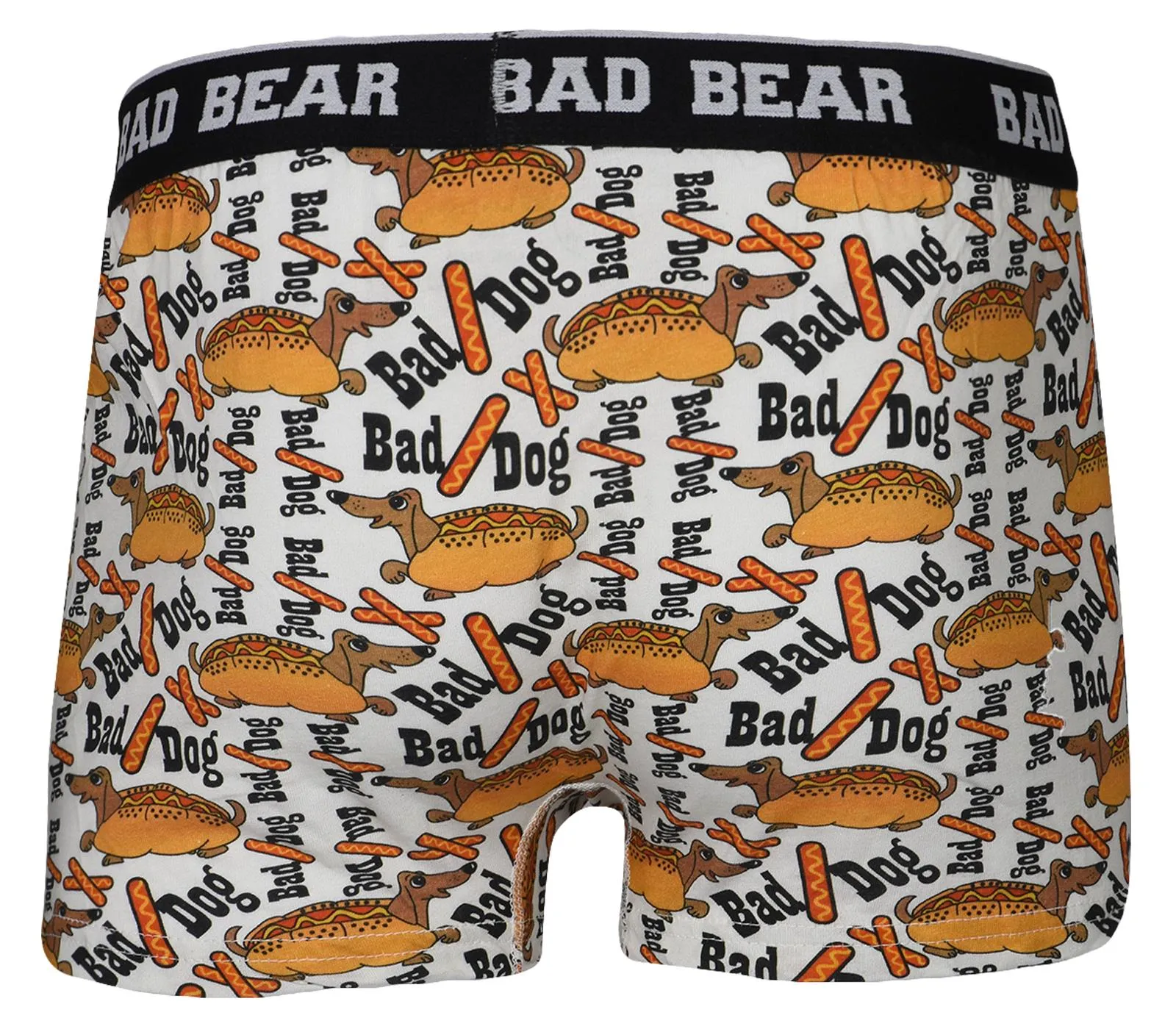 Mens Soft Feel Bad Dog Boxers
