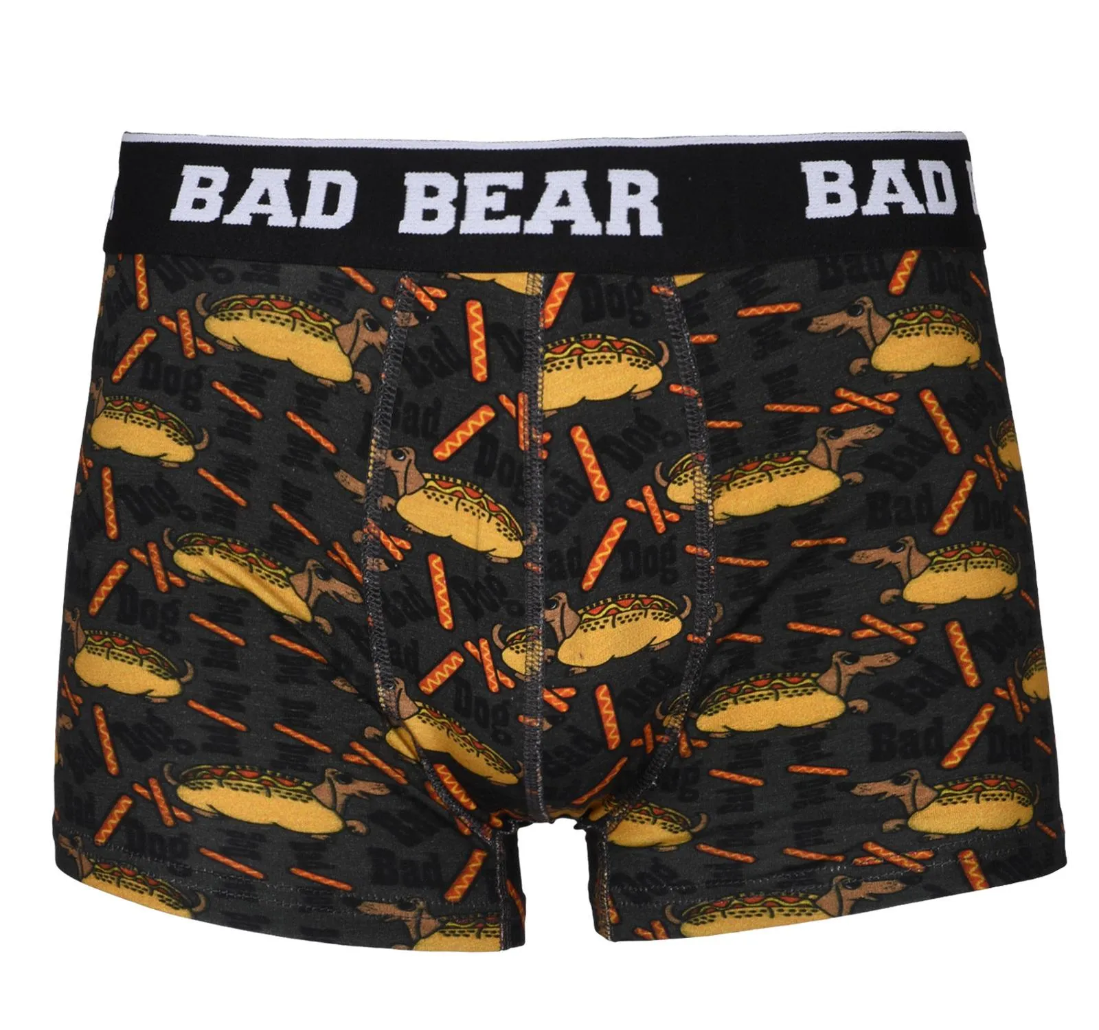 Mens Soft Feel Bad Dog Boxers