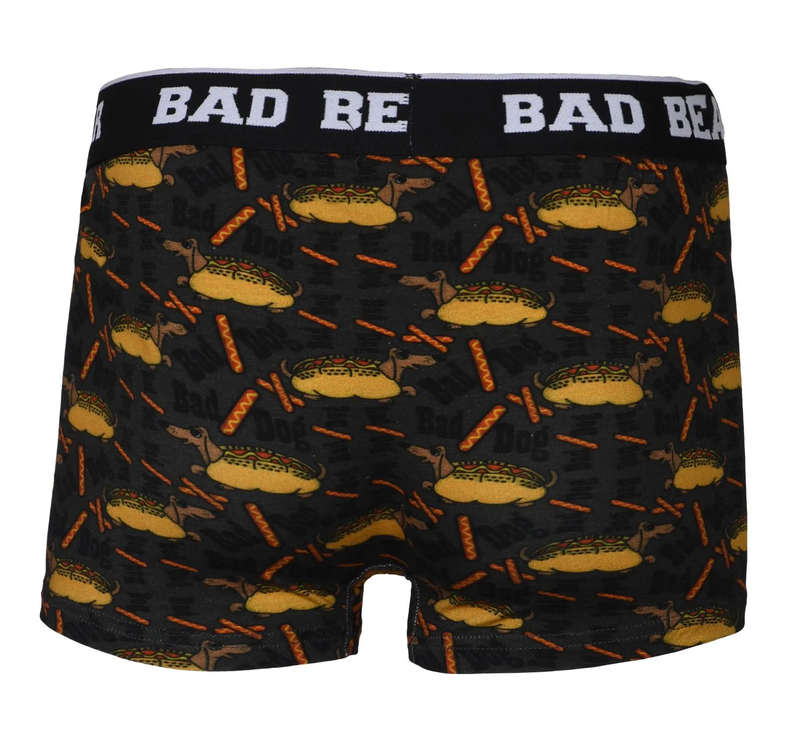 Mens Soft Feel Bad Dog Boxers