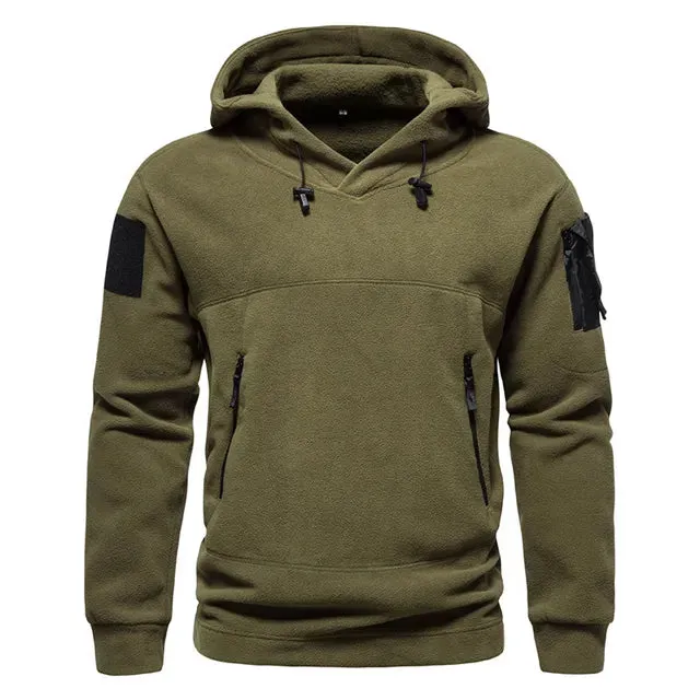 Men's tactical outdoor hooded sweatshirt