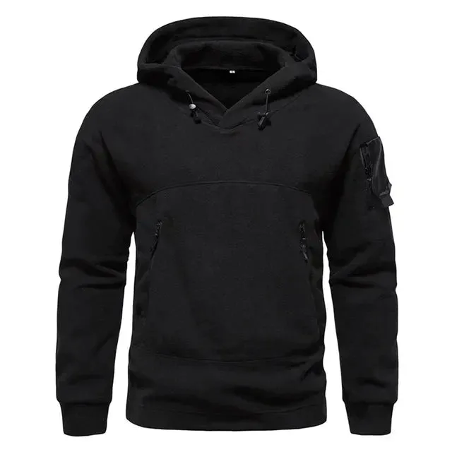 Men's tactical outdoor hooded sweatshirt