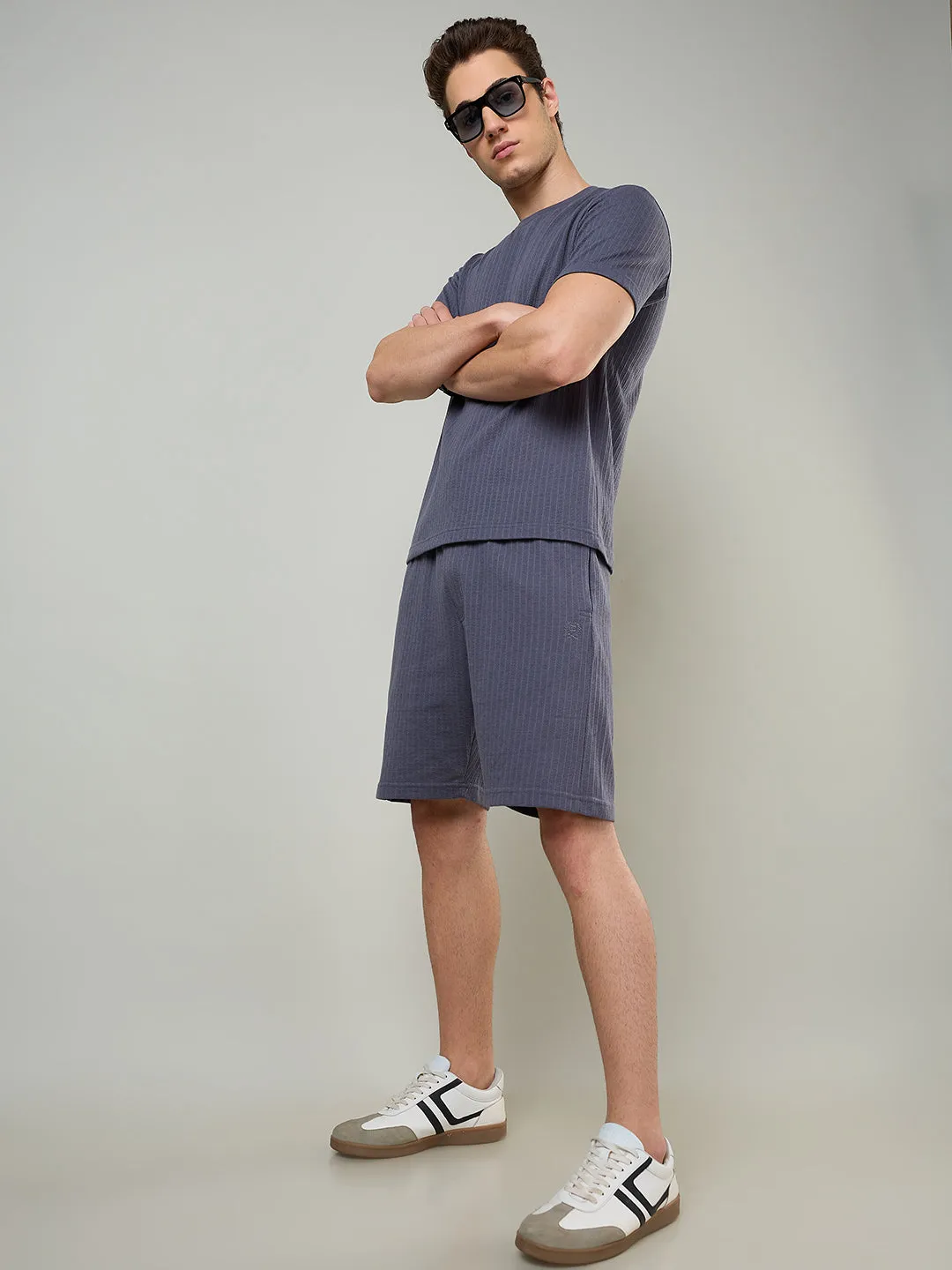 Men's Textured Jacquard Shorts