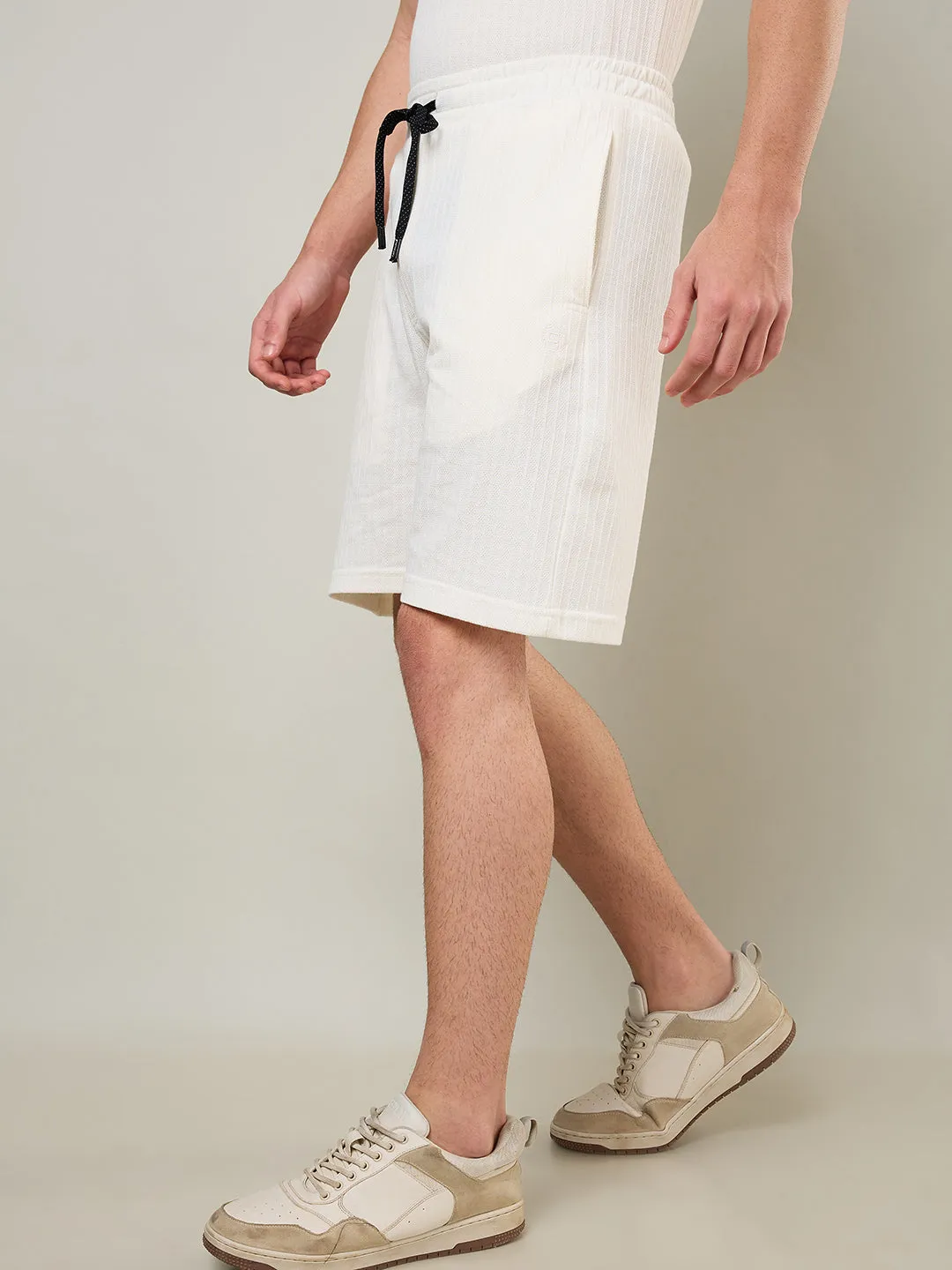 Men's Textured Jacquard Shorts