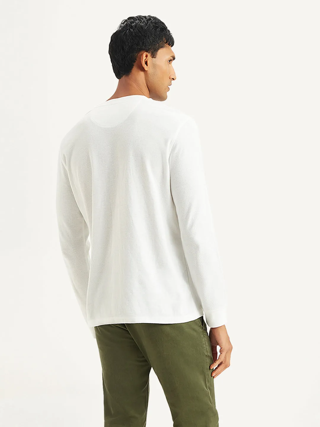 Men's Textured Slim Fit T-Shirt