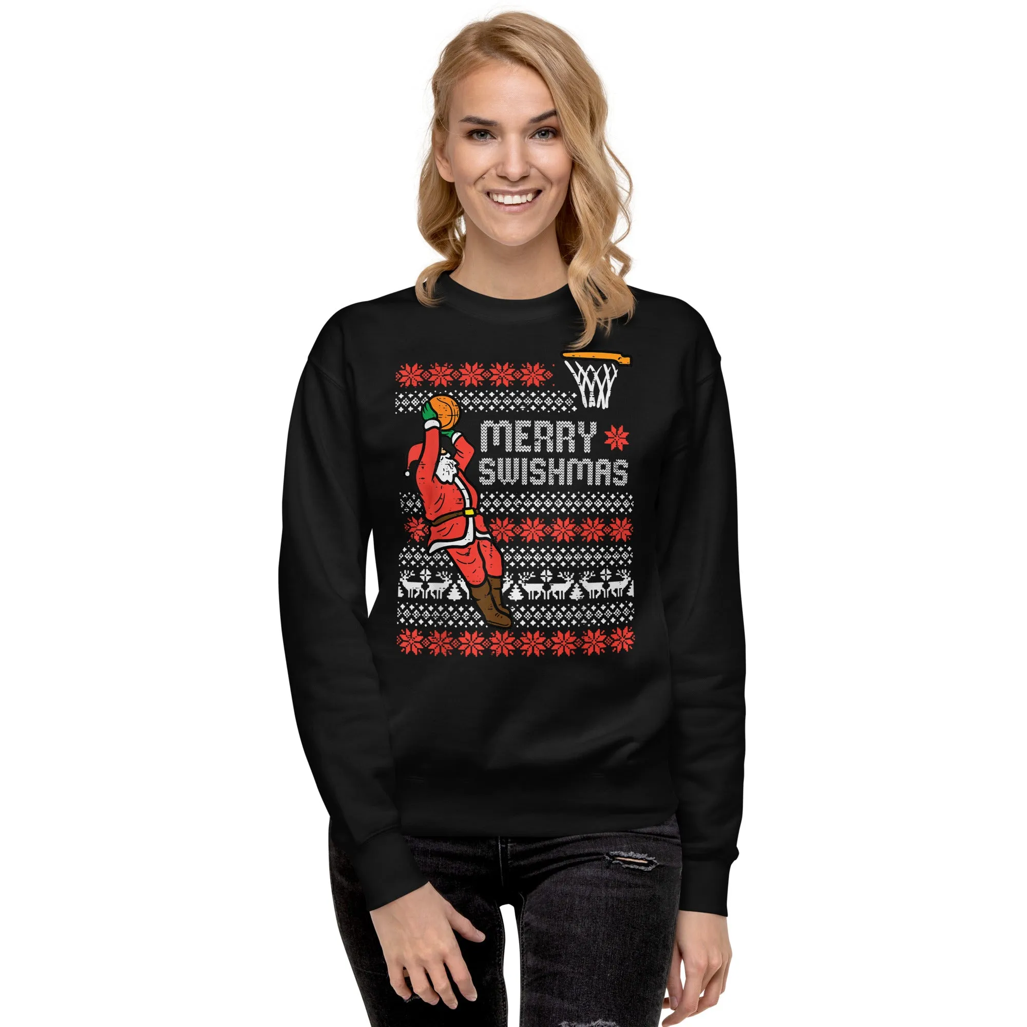 Merry Swishmas Premium Sweatshirt