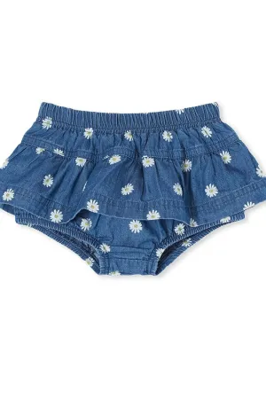 Milky | Chambray Daisy Bloomer