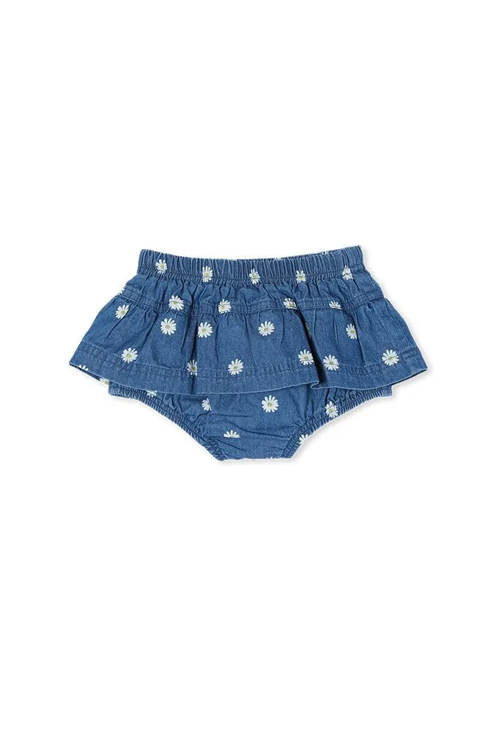 Milky | Chambray Daisy Bloomer