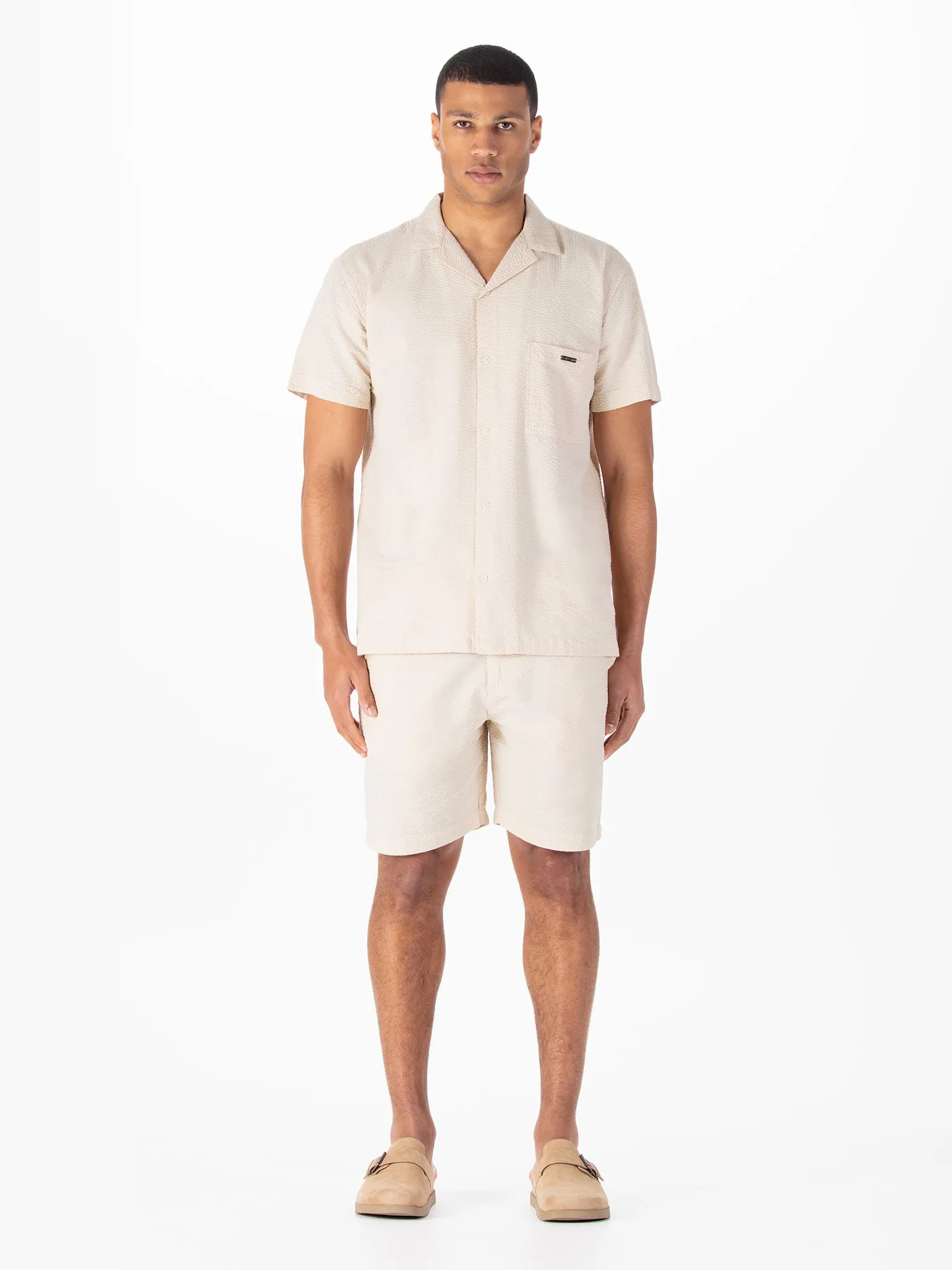 MILLOOK TEXTURED SHORT SET