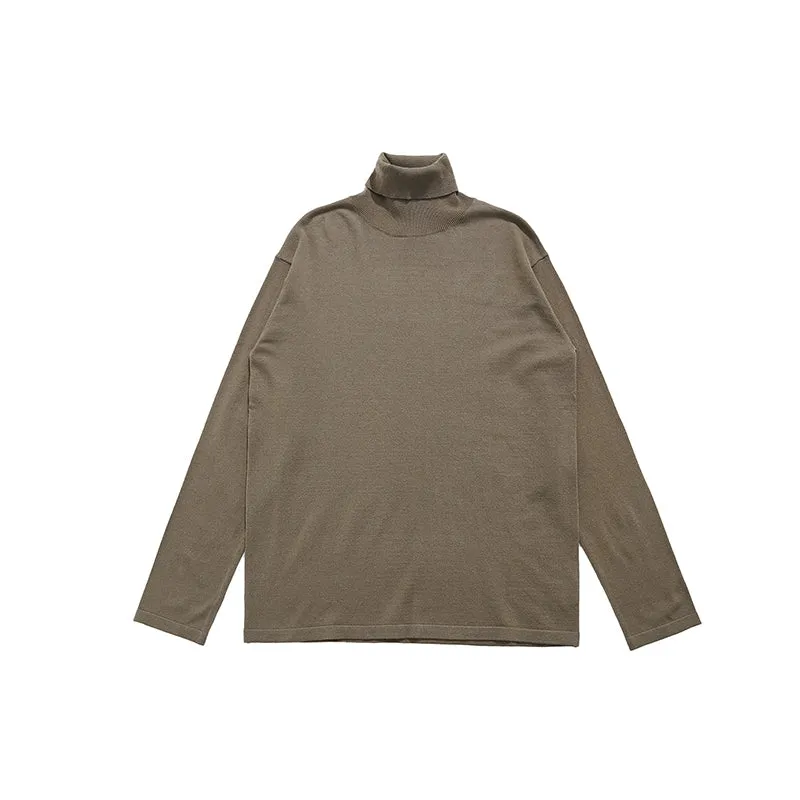Minimalist Turtleneck Sweater
