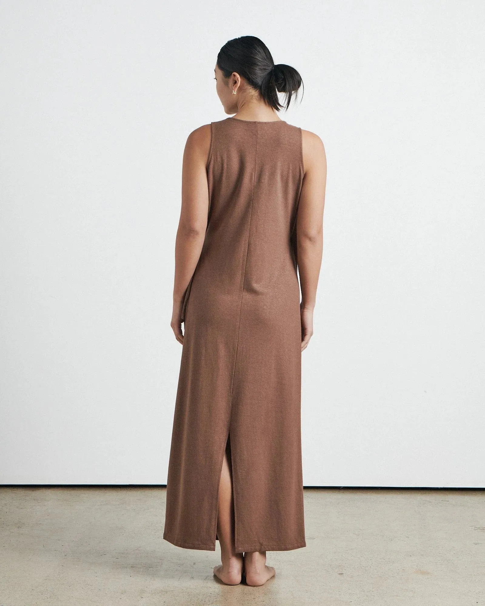 Miya Wrap Dress Mocha